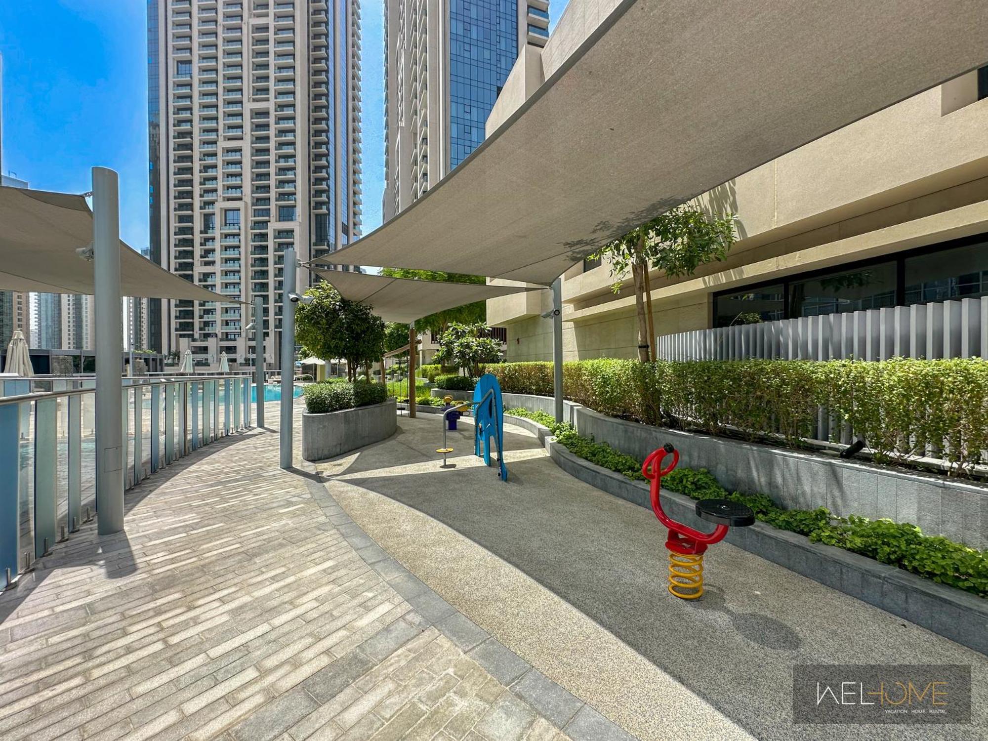 Welhome - Luxury Apartment Facing Burj Khalifa With Terrace Dubai Exterior photo